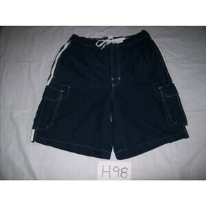 Open Trails Swim Trunks Board Shorts Size Medium Blue -0912H98